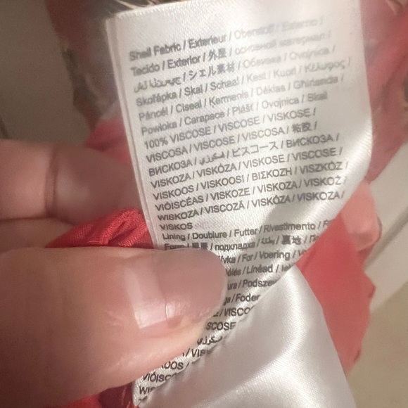 NWT Farm Rio Maxi Dress boho tropical Parrot Print Long Sleeves - Picture 13 of 15